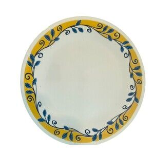 Set of 4 Corelle Casa Flora Pattern Dinner Plates by Corning 10.25 inch